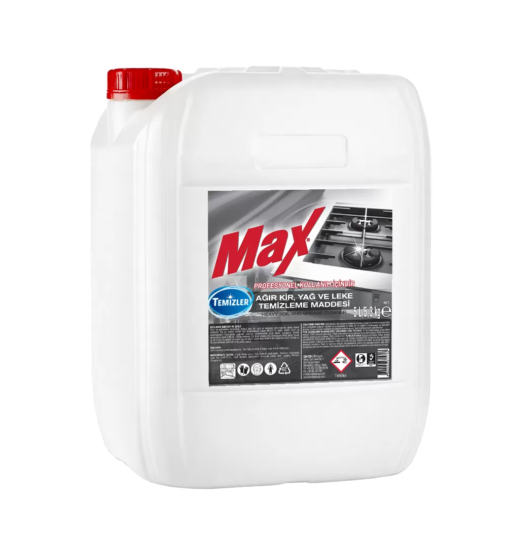 Max Ağır Kir ve Yağ Temizleyici