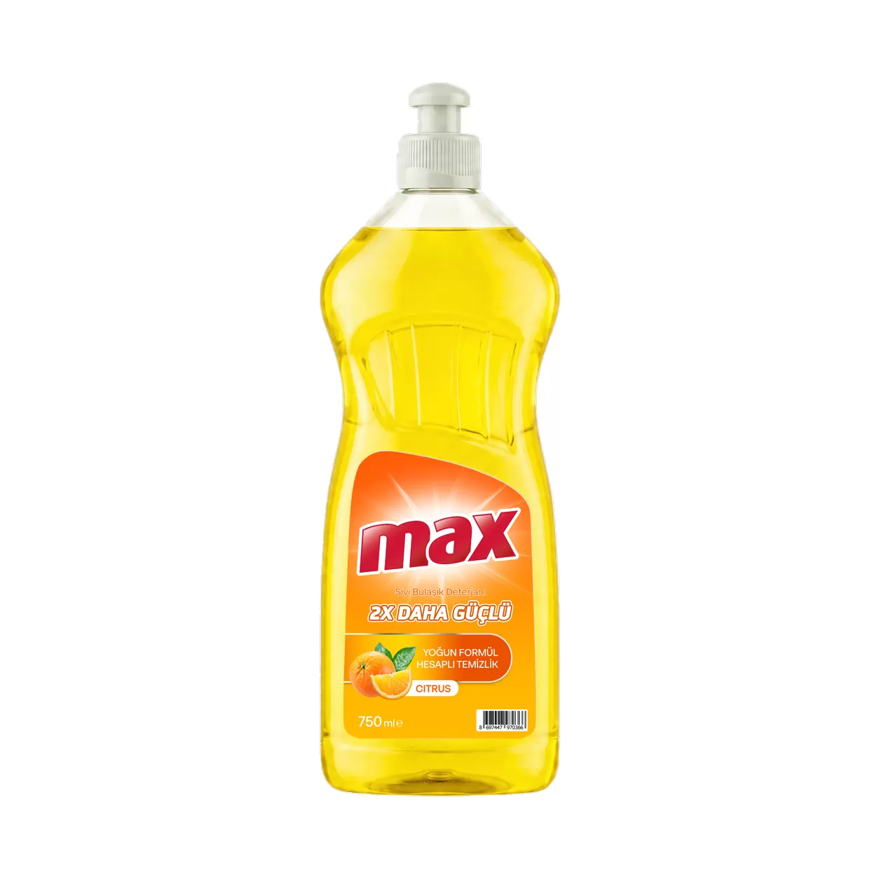 Max Plus Elde Sıvı Bulaşık Deterjanı Citrus