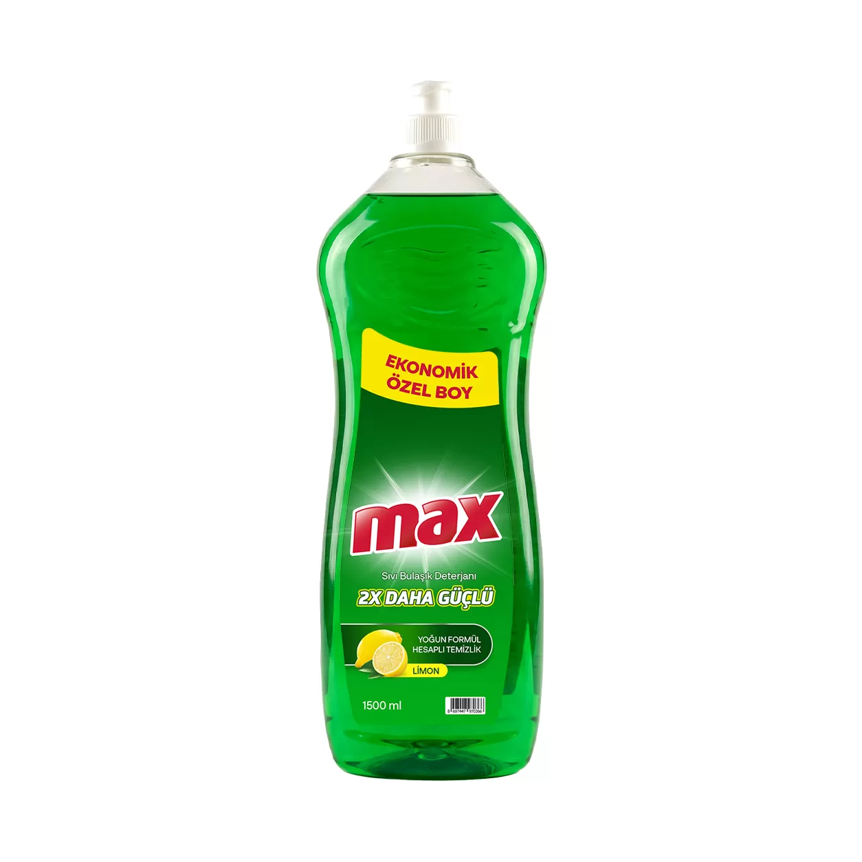 Max Plus Elde Sıvı Bulaşık Deterjanı Limon