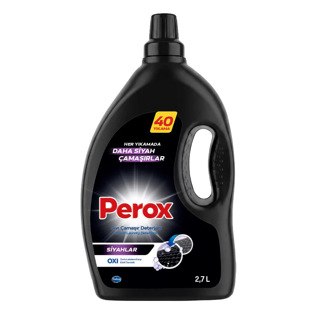 Perox Sıvı Çamaşır  Deterjanı Siyah 2,7L