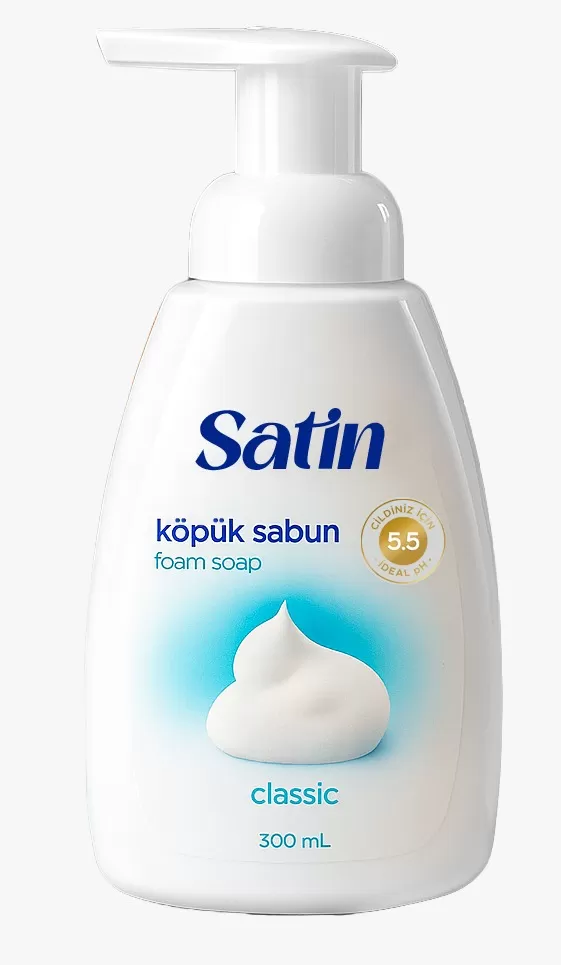 Satin Köpük Sabun Beyaz