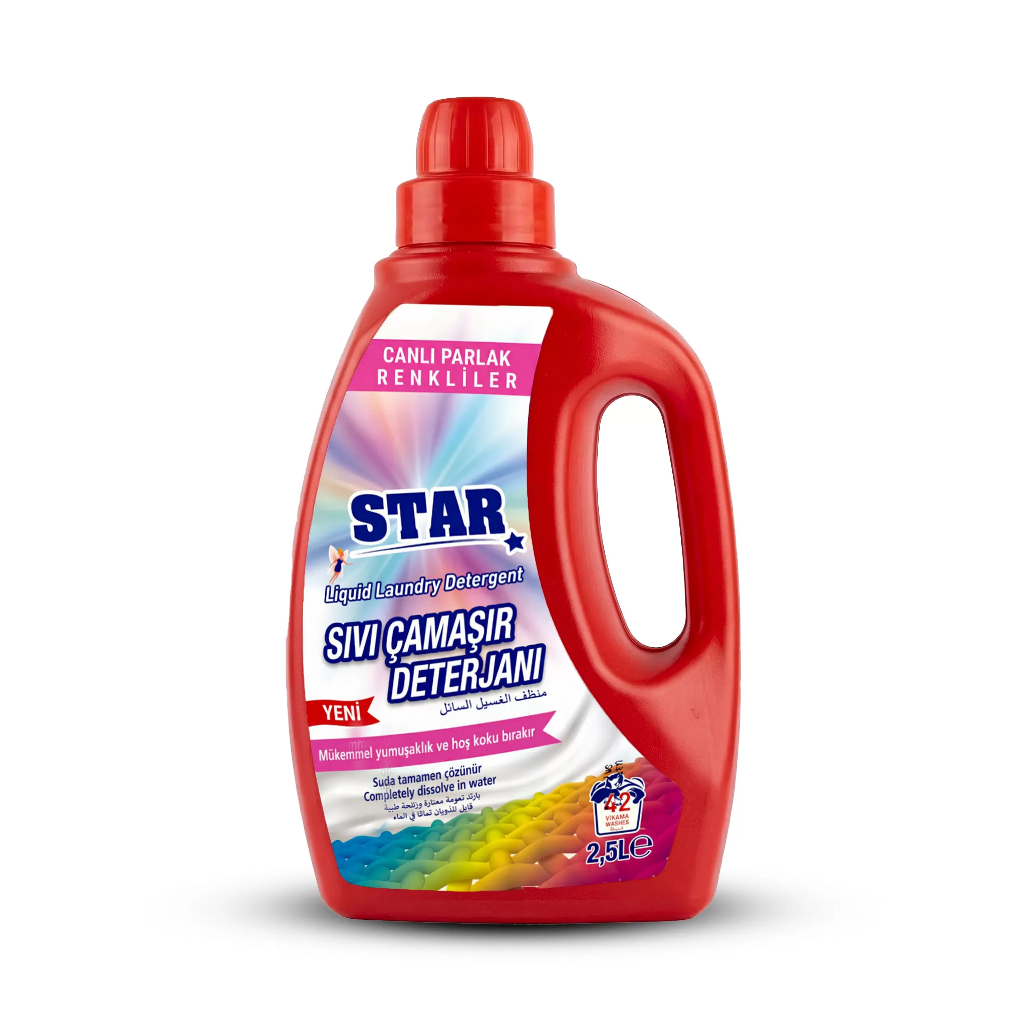 Star Sıvı Çamaşır Deterjanı Renkli