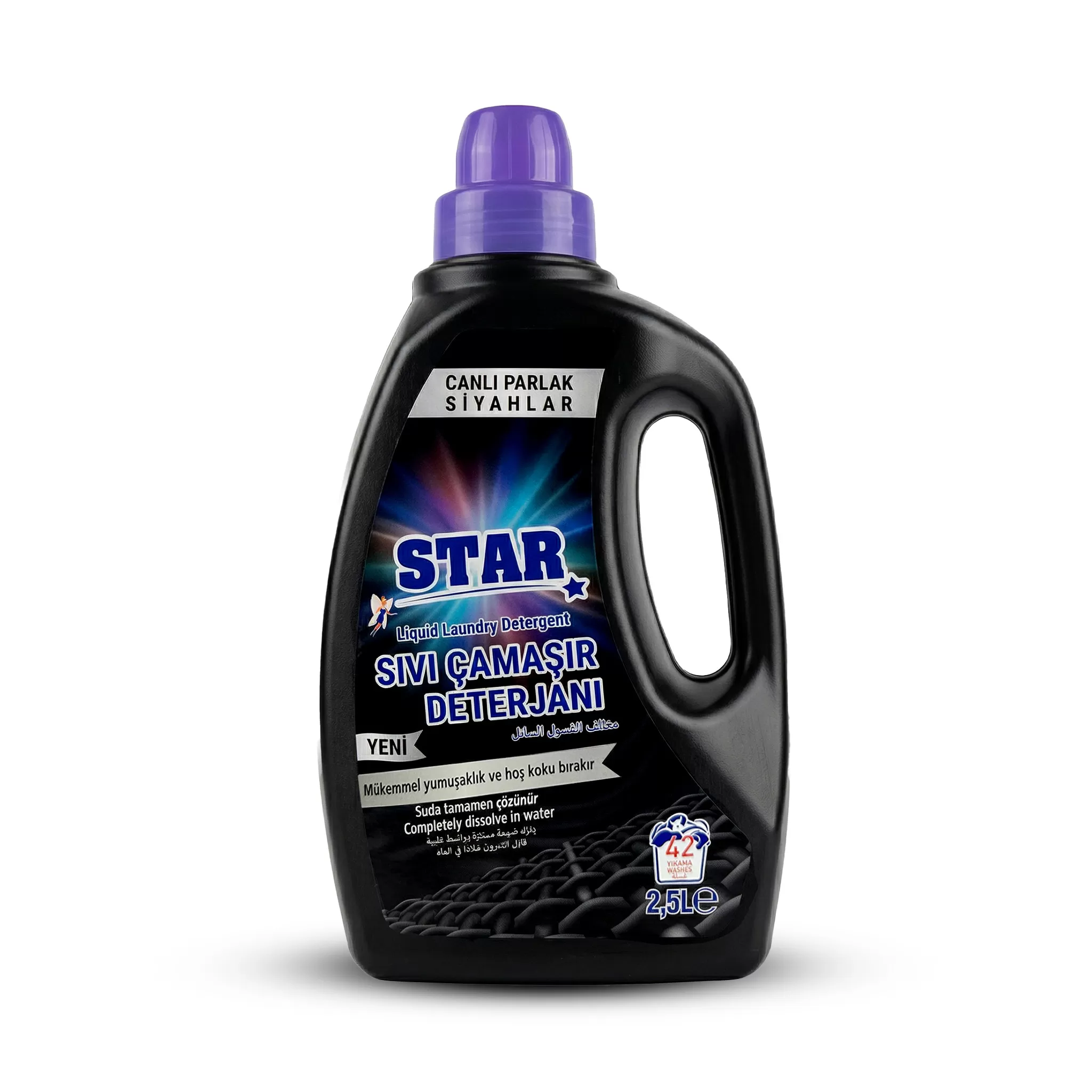 Star Sıvı Çamaşır Deterjanı Siyah-Koyu