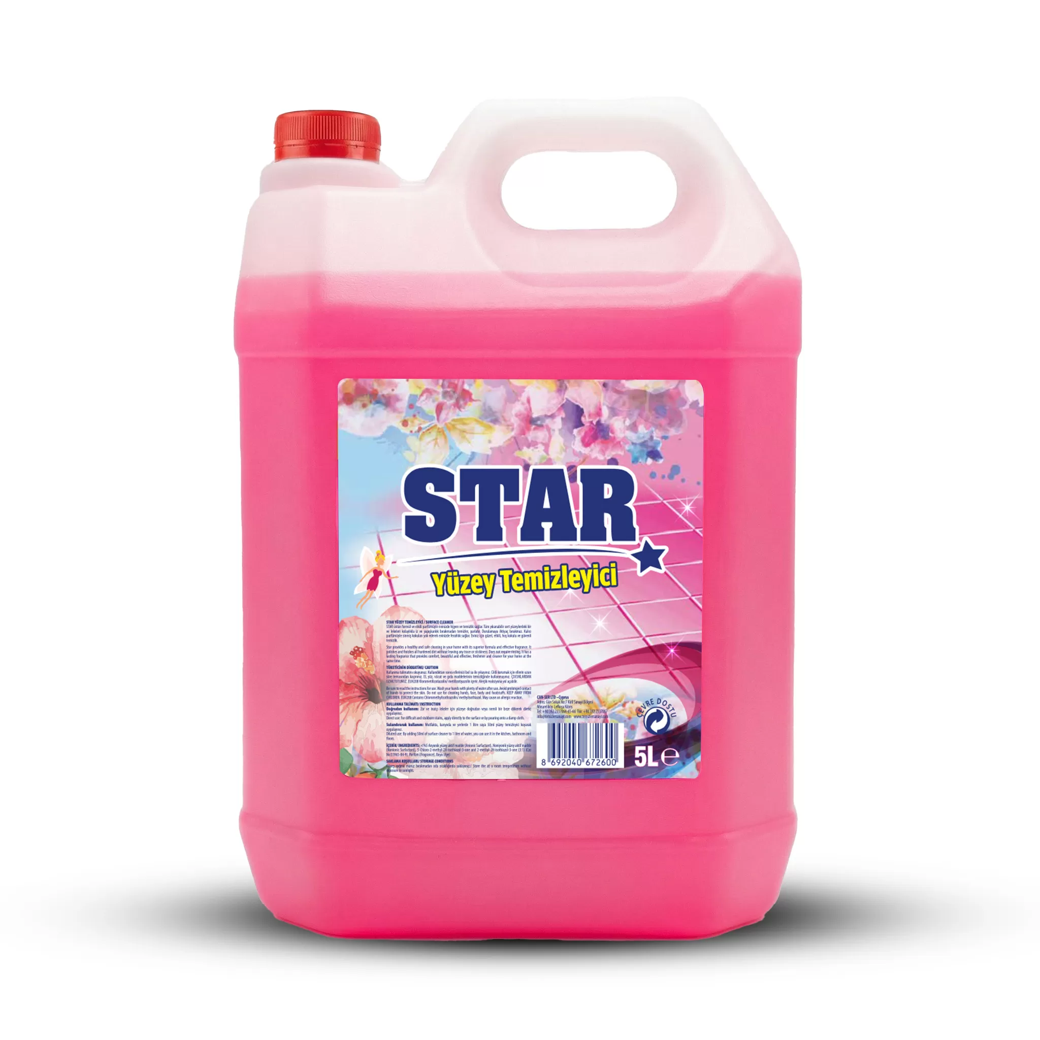 Star Yüzey Temizleyici Pembe